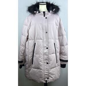 NWOT Arctic Expedition Down Puffer Sz XL Detach Hood Full Zip Snap Pkts